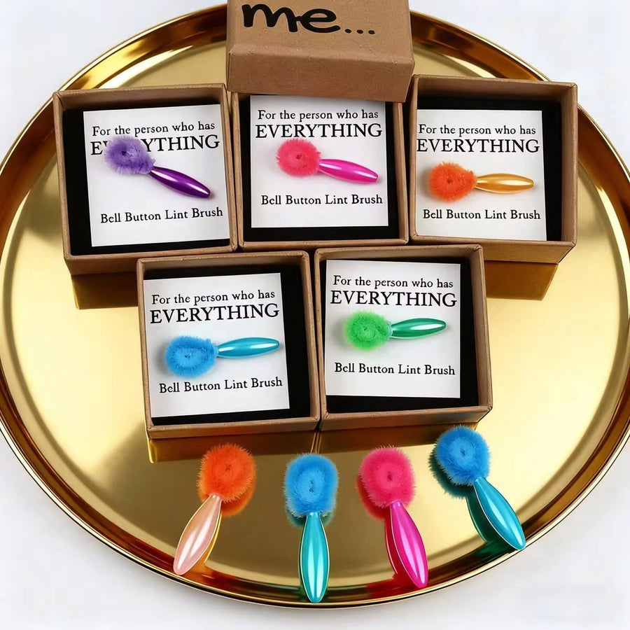 Funny Belly Button Brush Gift Box Set - 6-Color Portable Cleaner With Card, Novel Gift, Bathroom Gag Gift For Adults, Unique Home Decor For Friends And Roommates, Ideal For Stocking Stuffers And Parties